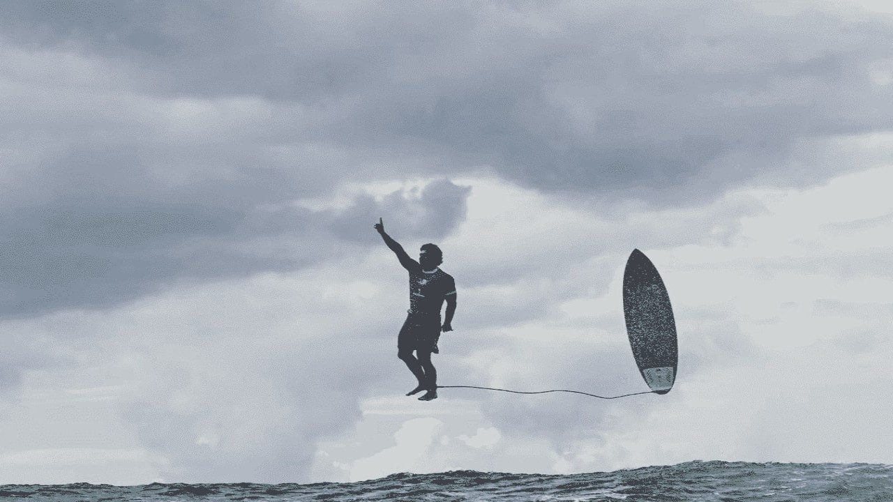 Olympic Surfer Gabriel Medina Celebrating Mid-Air Was Taken (Twitter)