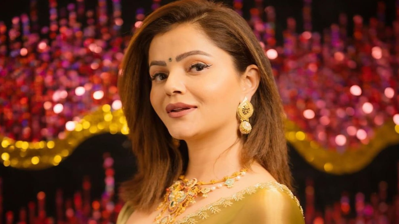 Bigg Boss 14 winner Rubina Dilaik’s sparkling chiffon saree defines grace and sophistication; can you guess its price?