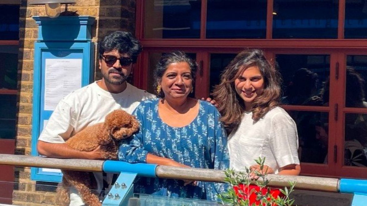 Ram Charan and Upasana Kamineni enjoy Indian meal in London