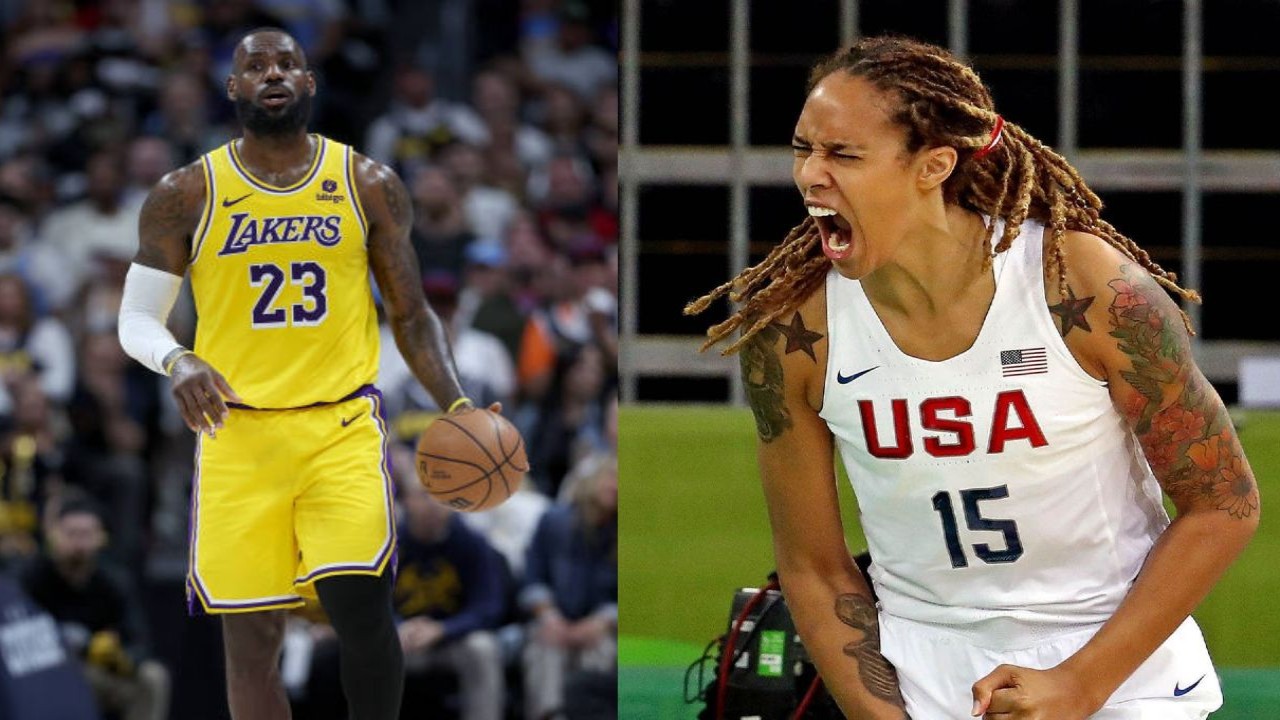 Fans in Disbelief After Brittney Griner-LeBron James Height Difference Goes Viral: ‘Wow BG Is Taller’