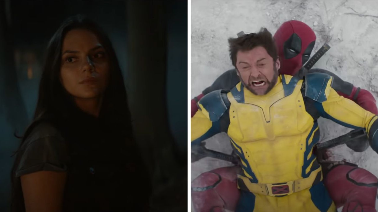 Hugh Jackman celebrates Dafne Keen's return