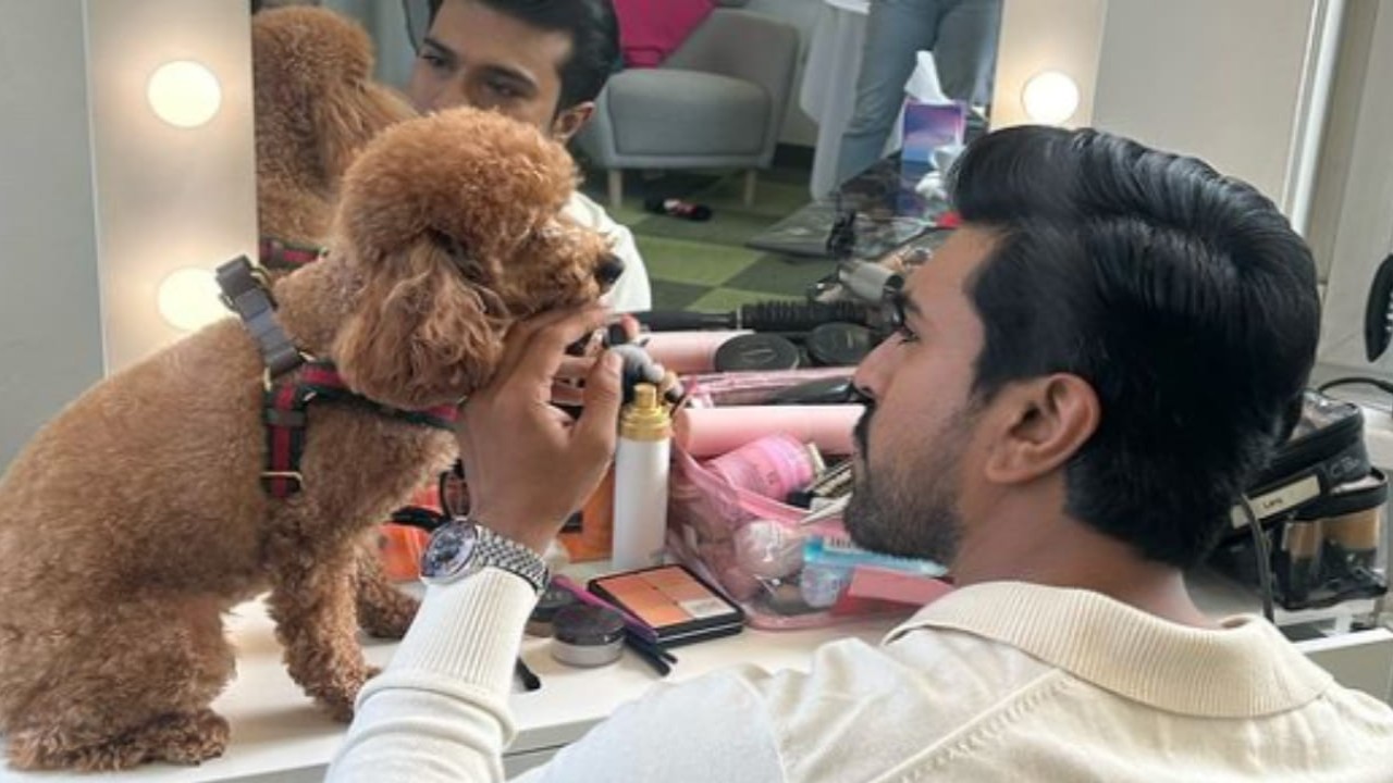 Ram Charan and Rhyme are photoshoot ready in London; check the too-adorable-to-miss BTS moments 