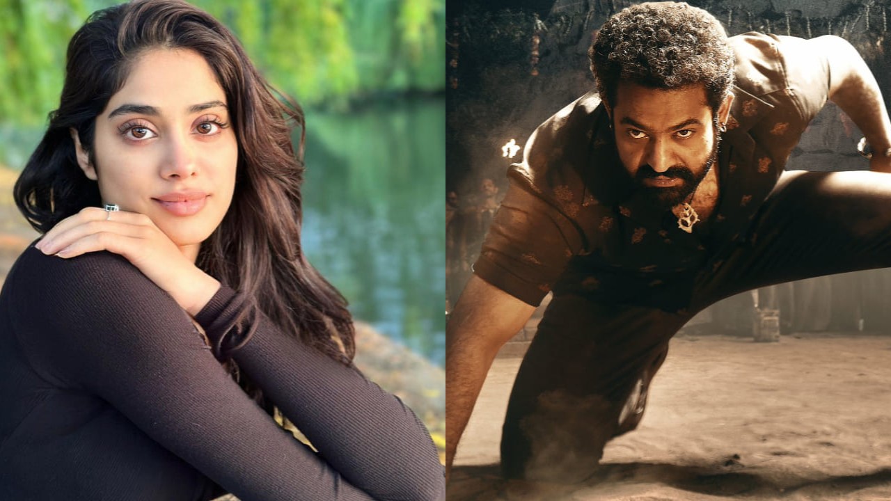 Janhvi Kapoor is in ‘love' with shooting for Devara; shares a pic while savouring a feast on sets of Jr NTR starrer