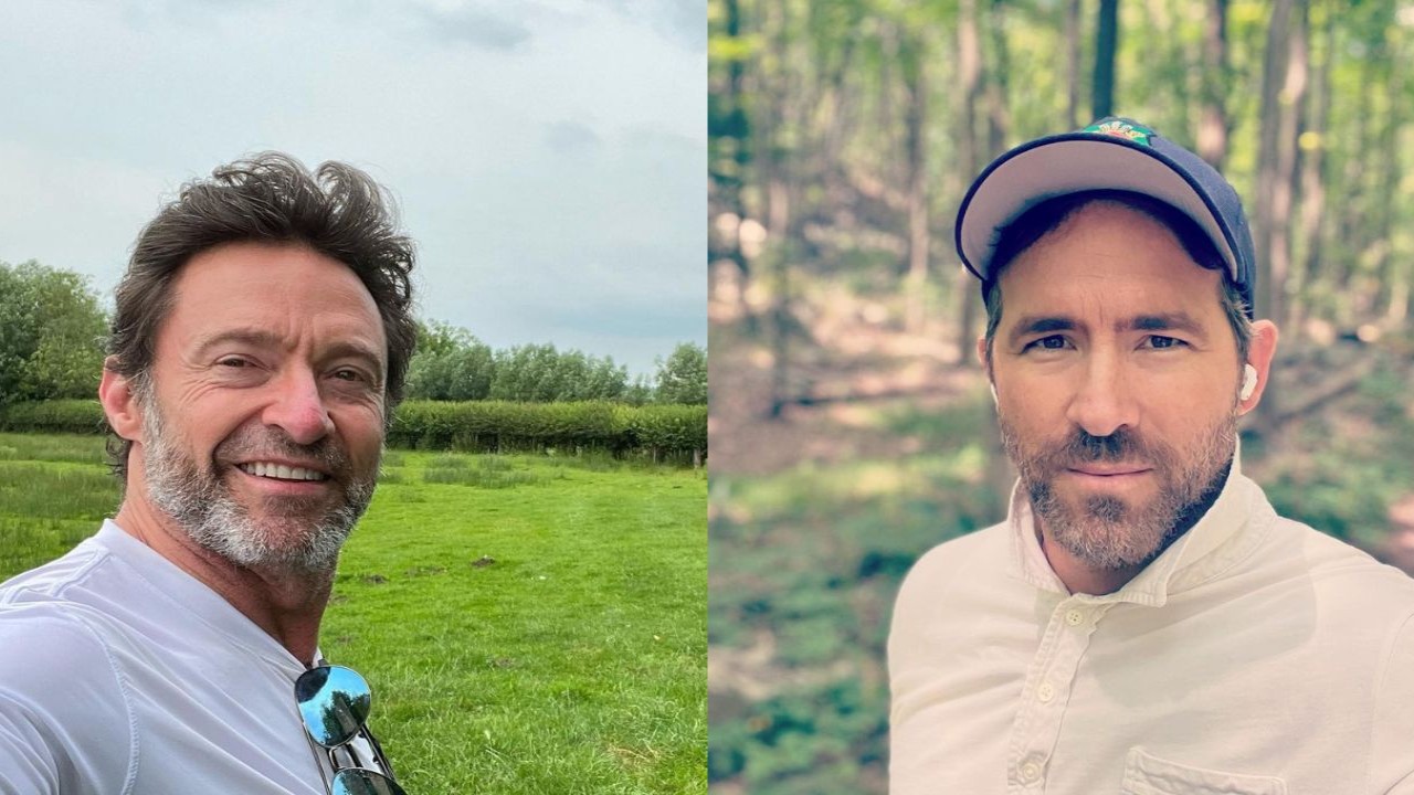 Hugh Jackman, Ryan Reynolds: Images from their Instagram