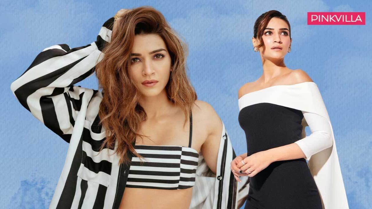 5 times Kriti Sanon spread her monochromatic charm in black and white outfits 