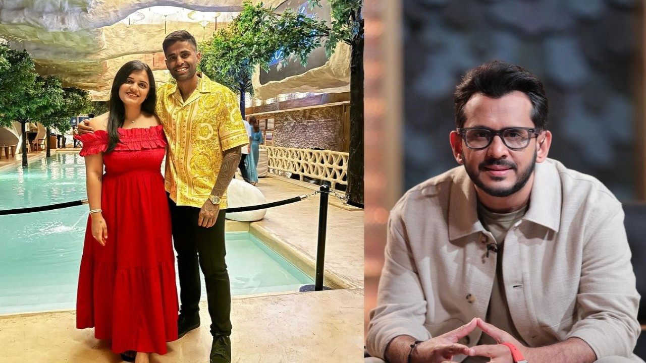  Shark Tank India's Aman Gupta loves Suryakumar Yadav's 'Most important catch' comment for wife Devisha on 8th anniversary