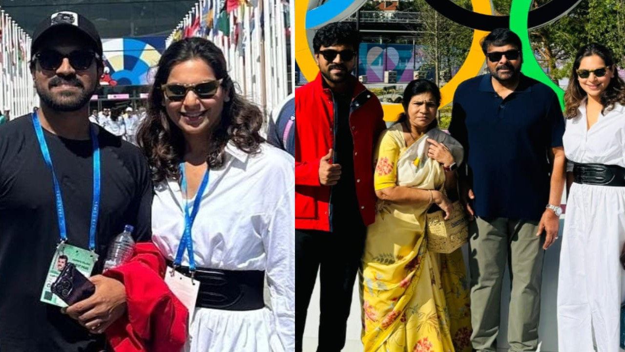 PICS: Ram Charan and Upasana redefine fashion goals at Paris Olympics 2024