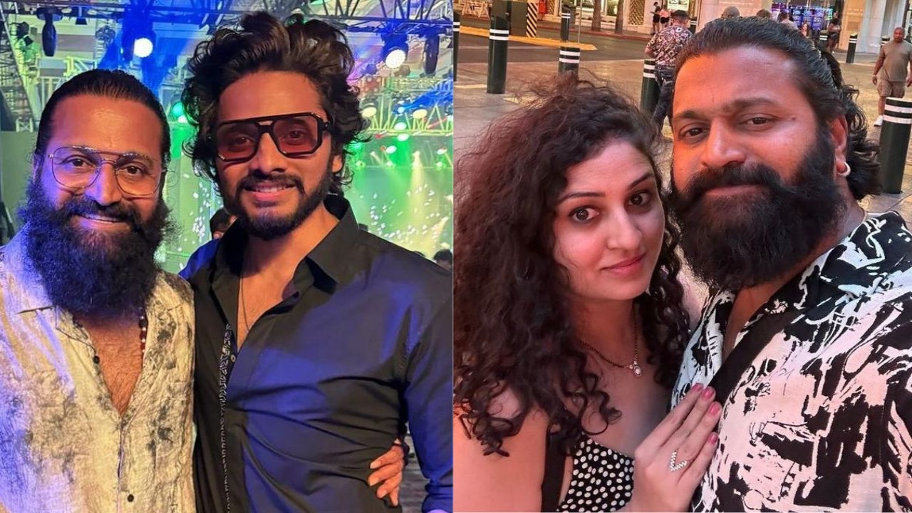 HanuMan star Teja Sajja sends heartwarming birthday wish for Rishab Shetty (PC: Teja Sajja & Pragathi Shetty Instagram)