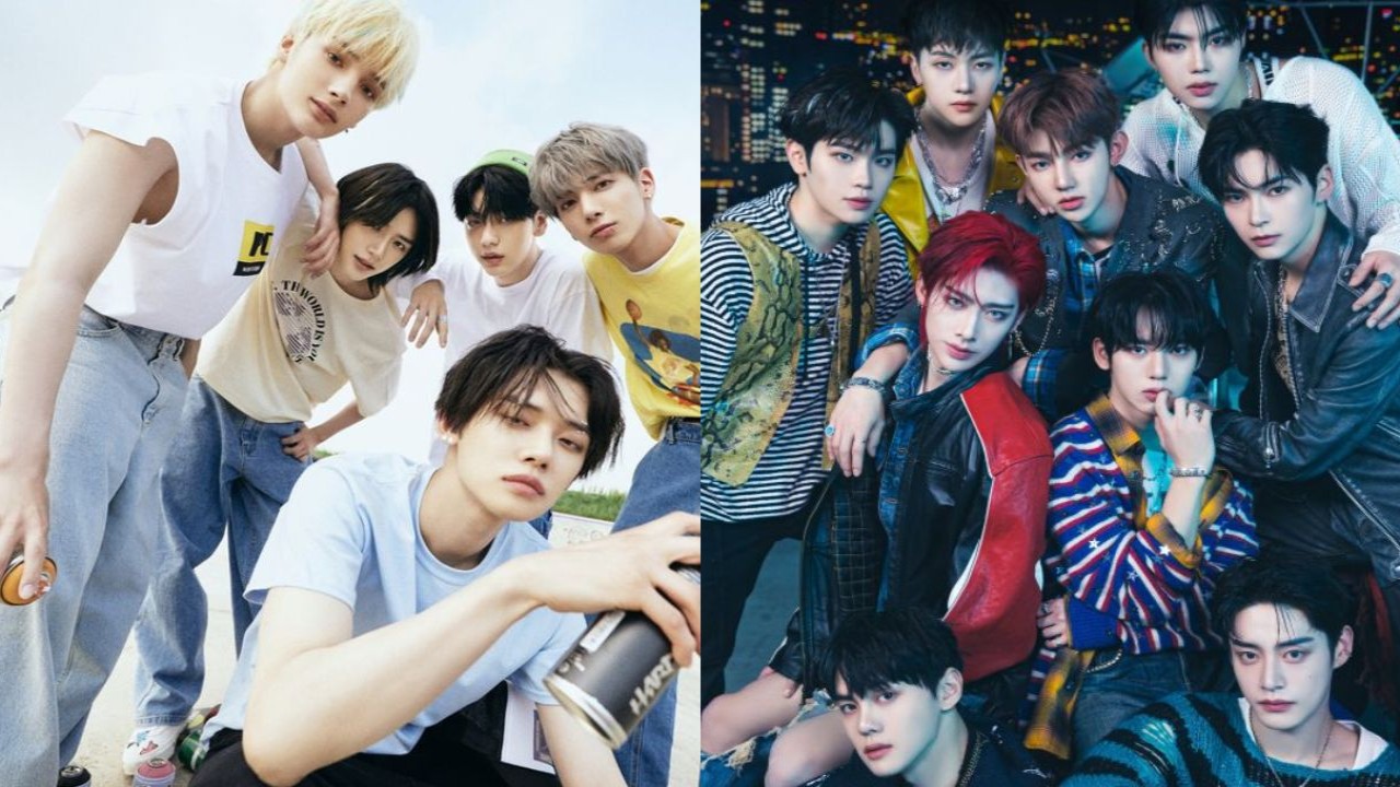 TXT, ZEROBASEONE: images from BIGHIT MUSIC, WakeOne