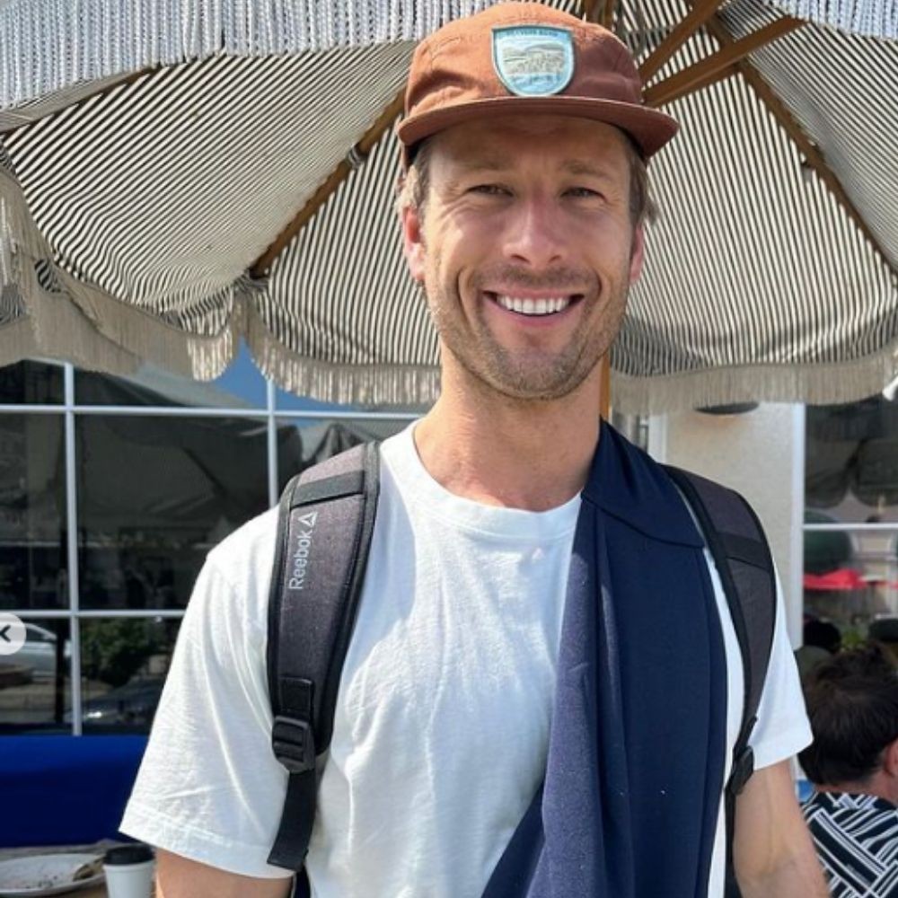 Glen Powell Shares Pic With Top Gun Costar And Wingman Tom Cruise From Twisters Premiere See HERE