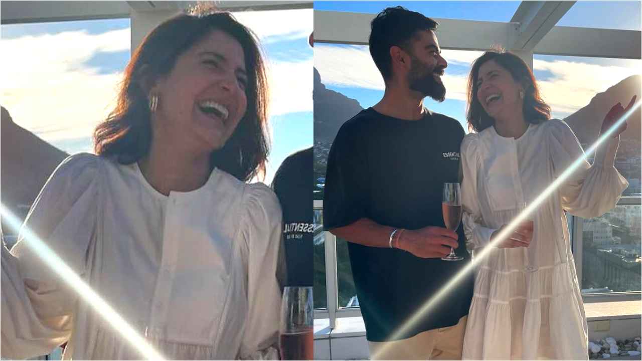 Anushka Sharma shows how to rock easy-breezy white mini dress on date with your bae (PC: Virat Kohli Instagram)