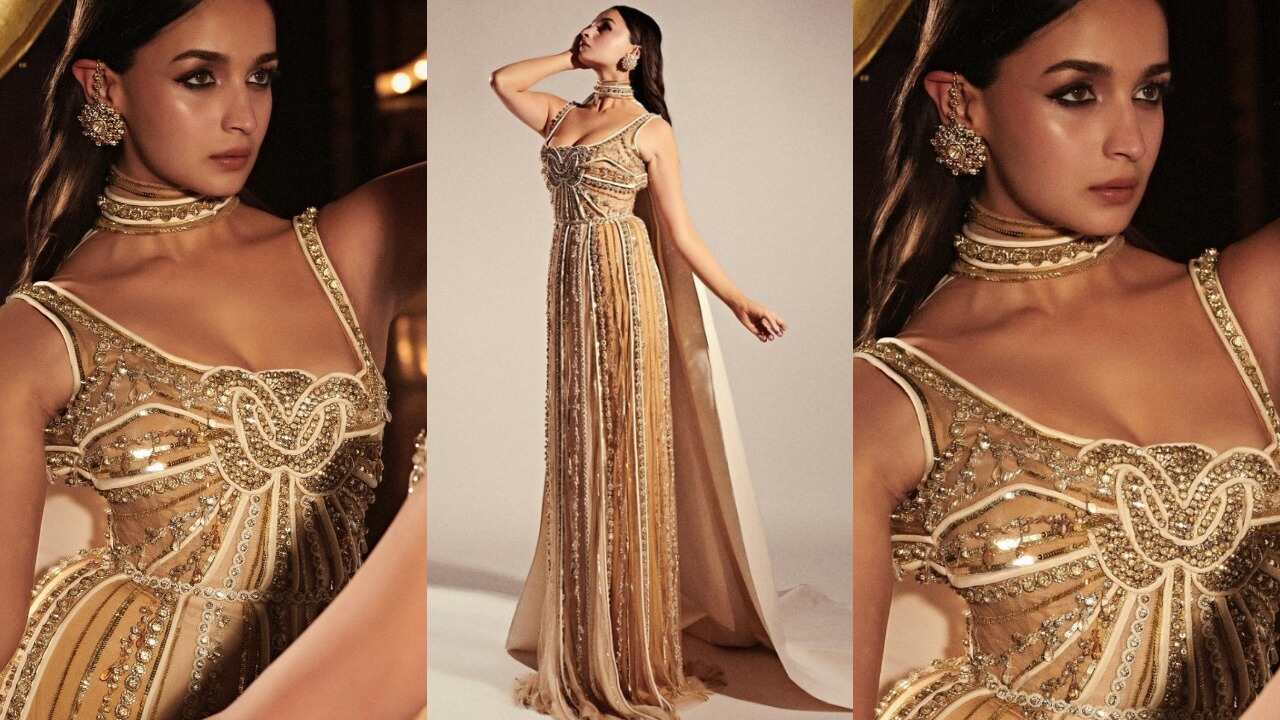 Alia Bhatt’s body-hugging gown (PC: Pinkvilla/ Alia Bhatt Instagram)