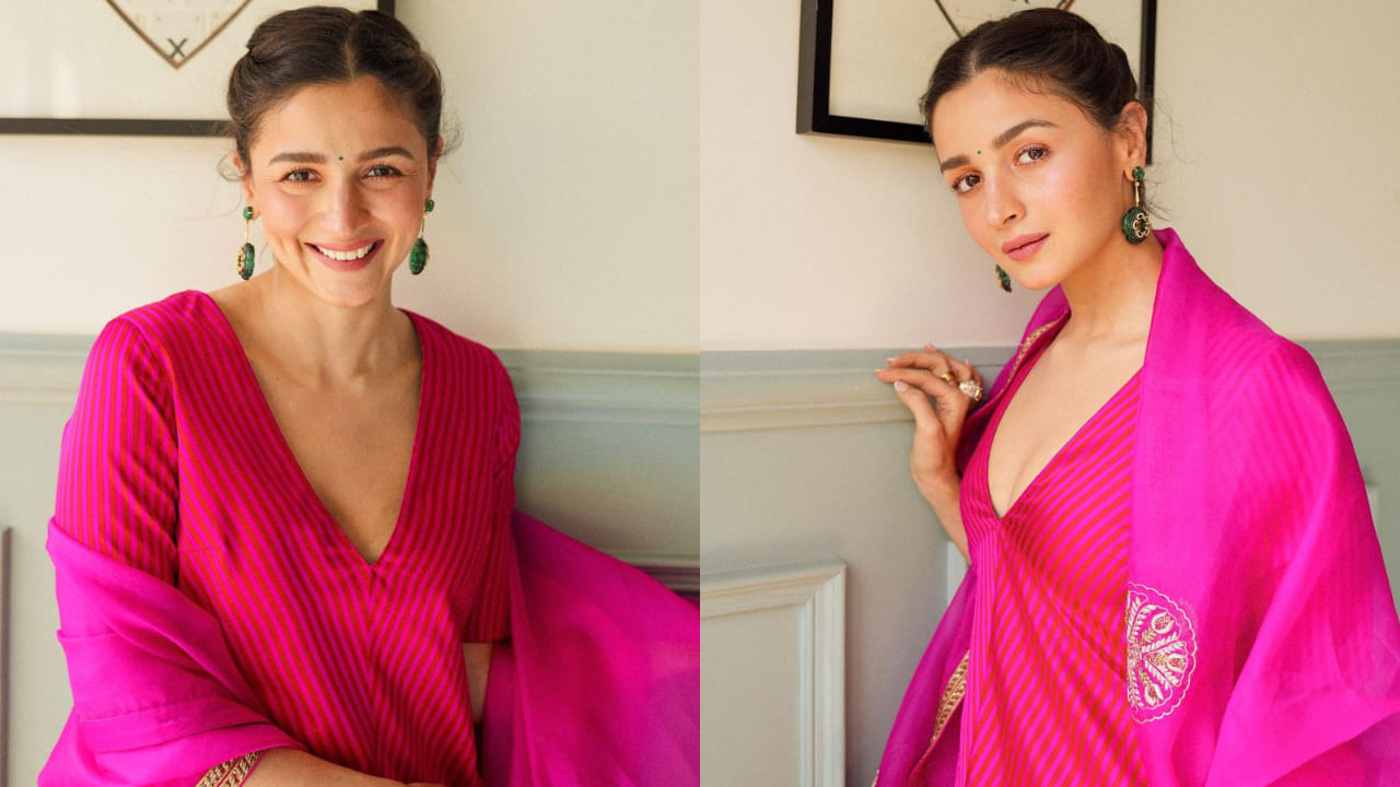 Alia Bhatt in minimal kurta set