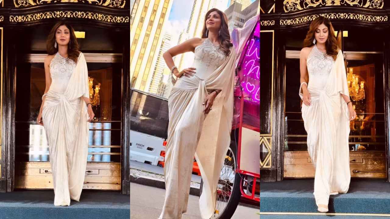 Shilpa Shetty’s 3 fashionably fantastic saree looks that left a mark on the global stage (PC: Shilpa Shetty Instagram)