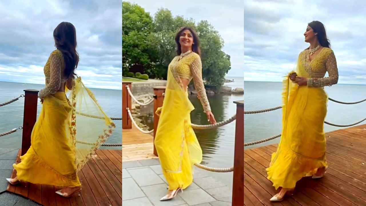 Shilpa Shetty’s 3 fashionably fantastic saree looks that left a mark on the global stage (PC: Shilpa Shetty Instagram)