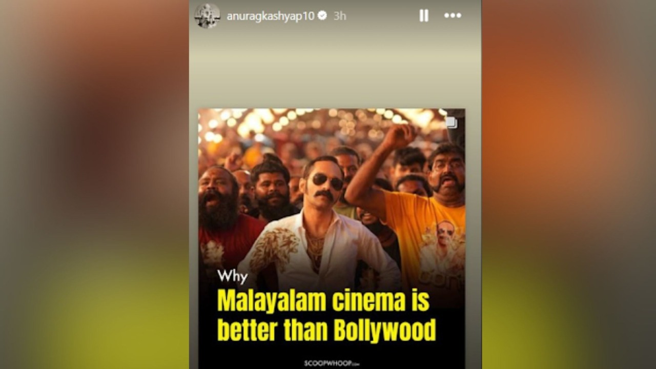 Anurag Kashyap feel Malayalam Cinema is better (PC: Anurag Kashyap Instagram)