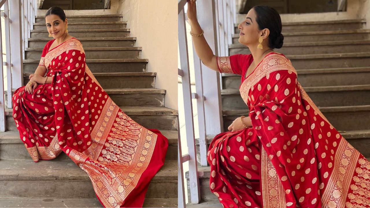 5 lightweight sarees from Vidya Balan’s wardrobe (PC: Vidya Balan Instagram )