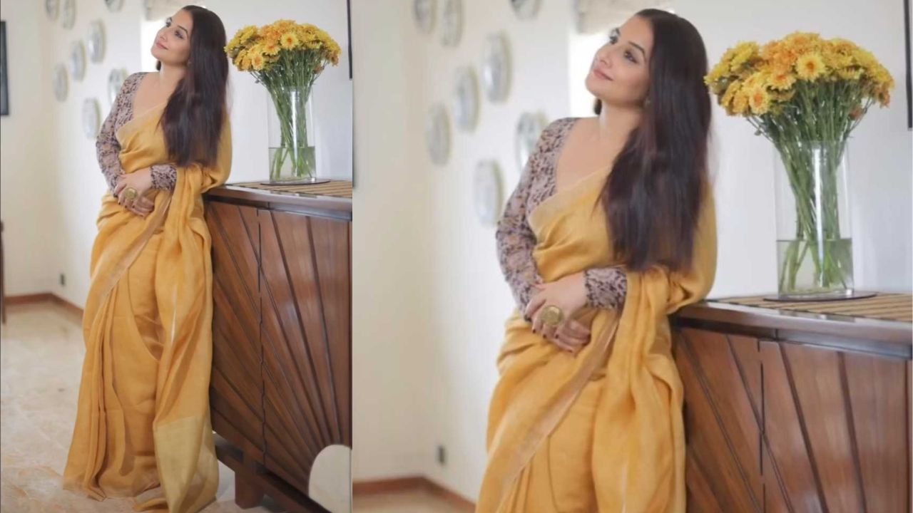 5 lightweight sarees from Vidya Balan’s wardrobe (PC: Vidya Balan Instagram )