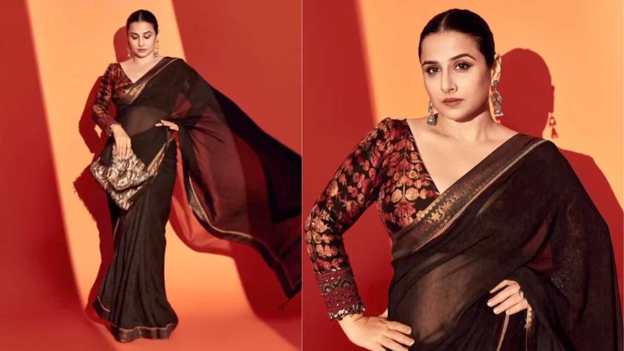 5 lightweight sarees from Vidya Balan’s wardrobe (PC: Vidya Balan Instagram )