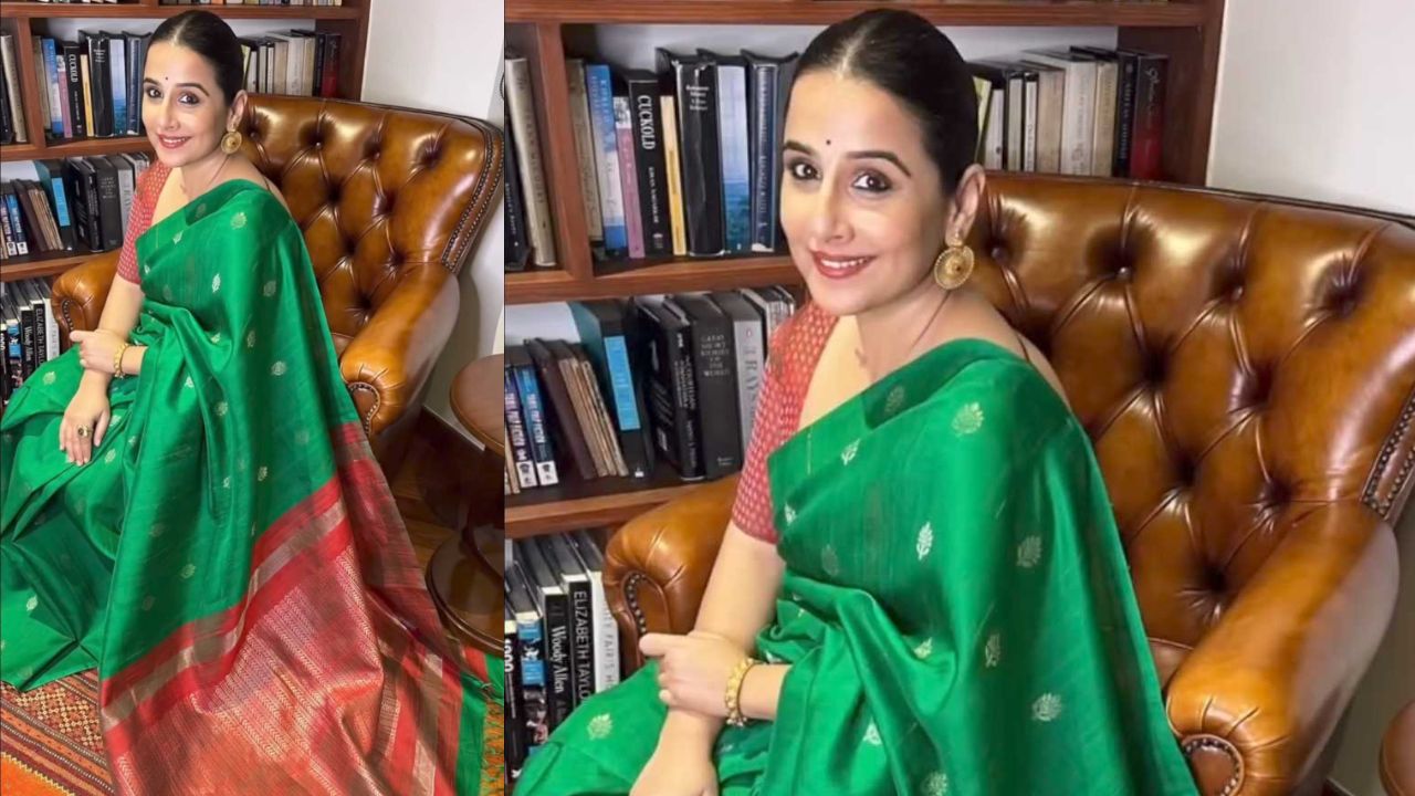 5 lightweight sarees from Vidya Balan’s wardrobe (PC: Vidya Balan Instagram )