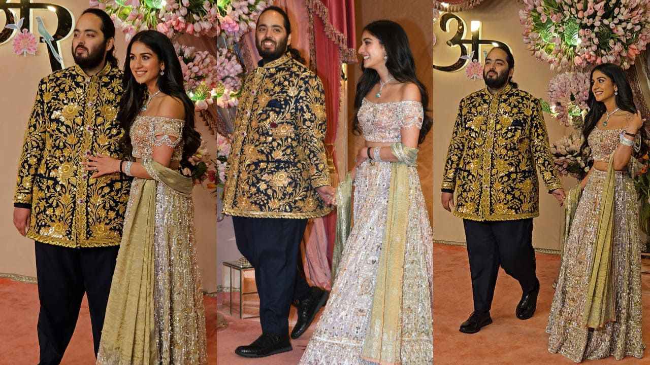 Here's what Isha, Nita, Radhika and Shloka Mehta wore for the sangeet party (PC: Anaita Shroff Instagram, Viral Bhayani, Mickey Contractor)