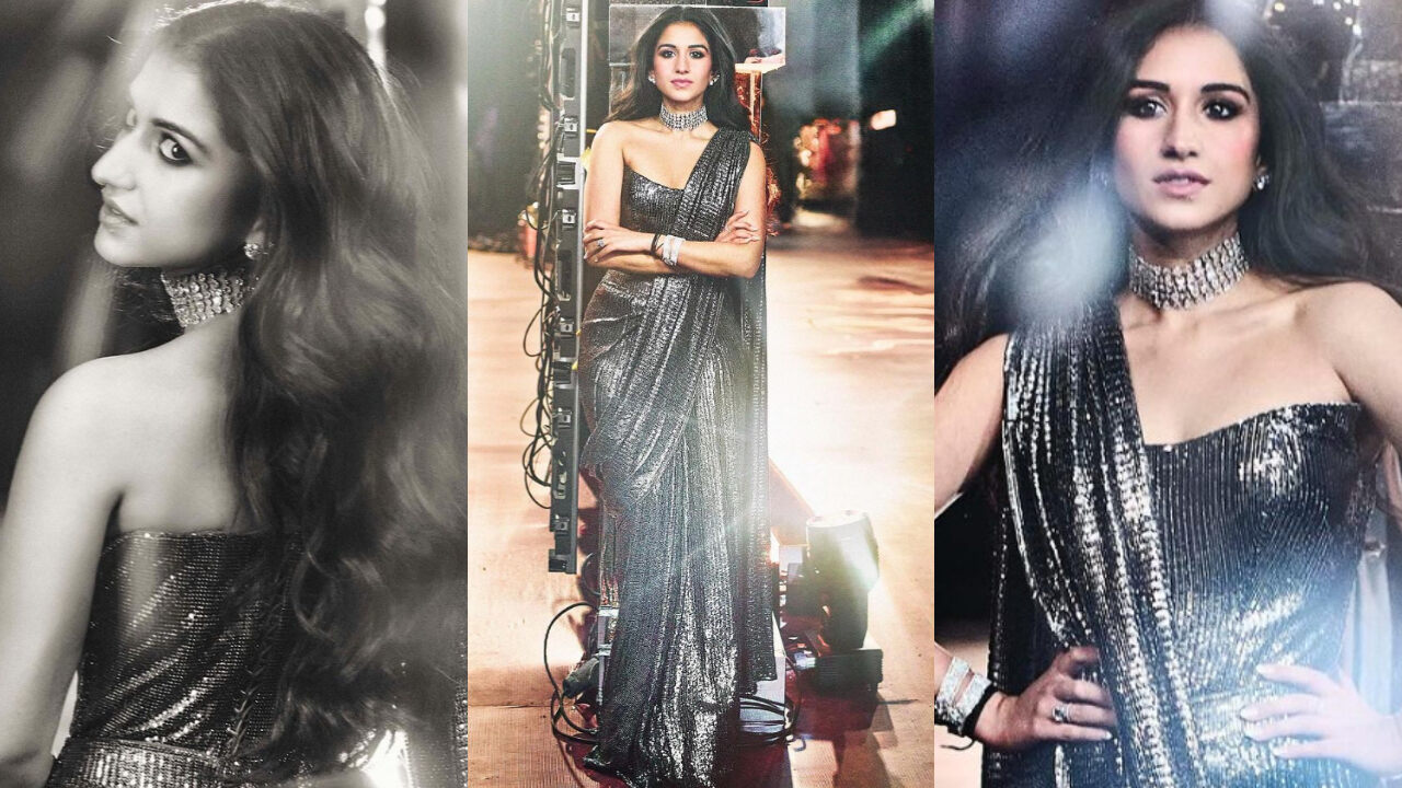 Radhika Merchant's Manish Malhotra chainmail saree is apt for after-party soirée's (PC: PC: Signe Vilstrup Photographer)