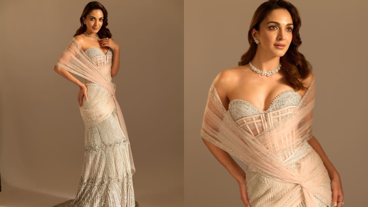 Kiara Advani in beaded and sequin gown 