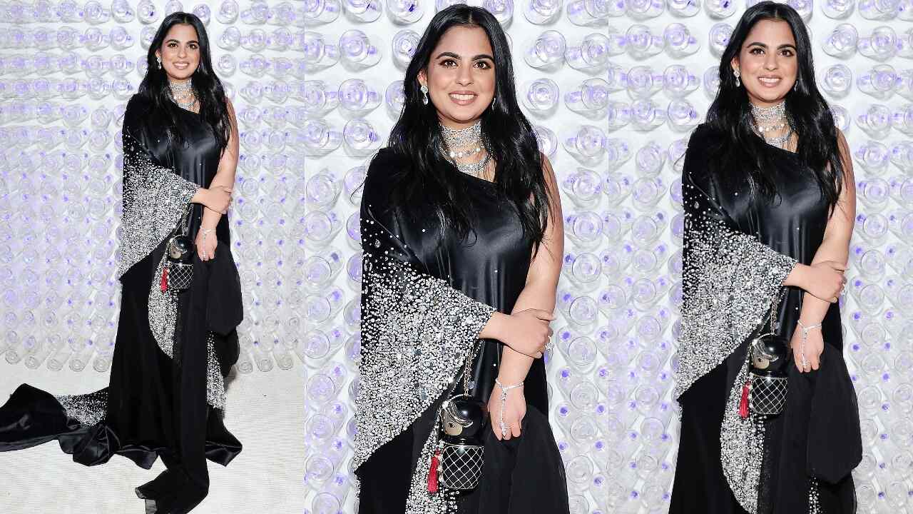  Isha Ambani turned heads with her doll bag worth Rs 24 Lakh at the Met Gala (PC: Getty Images)