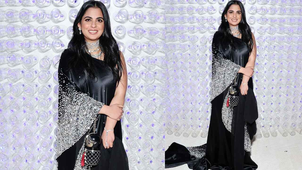  Isha Ambani turned heads with her doll bag worth Rs 24 Lakh at the Met Gala (PC: Getty Images)