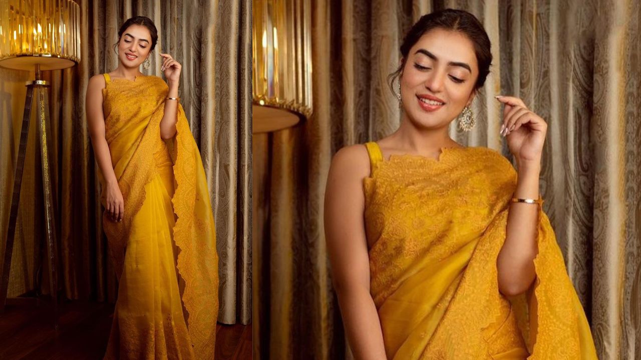 3 times Nazriya Nazim proved organza and sheer sarees are making their ...