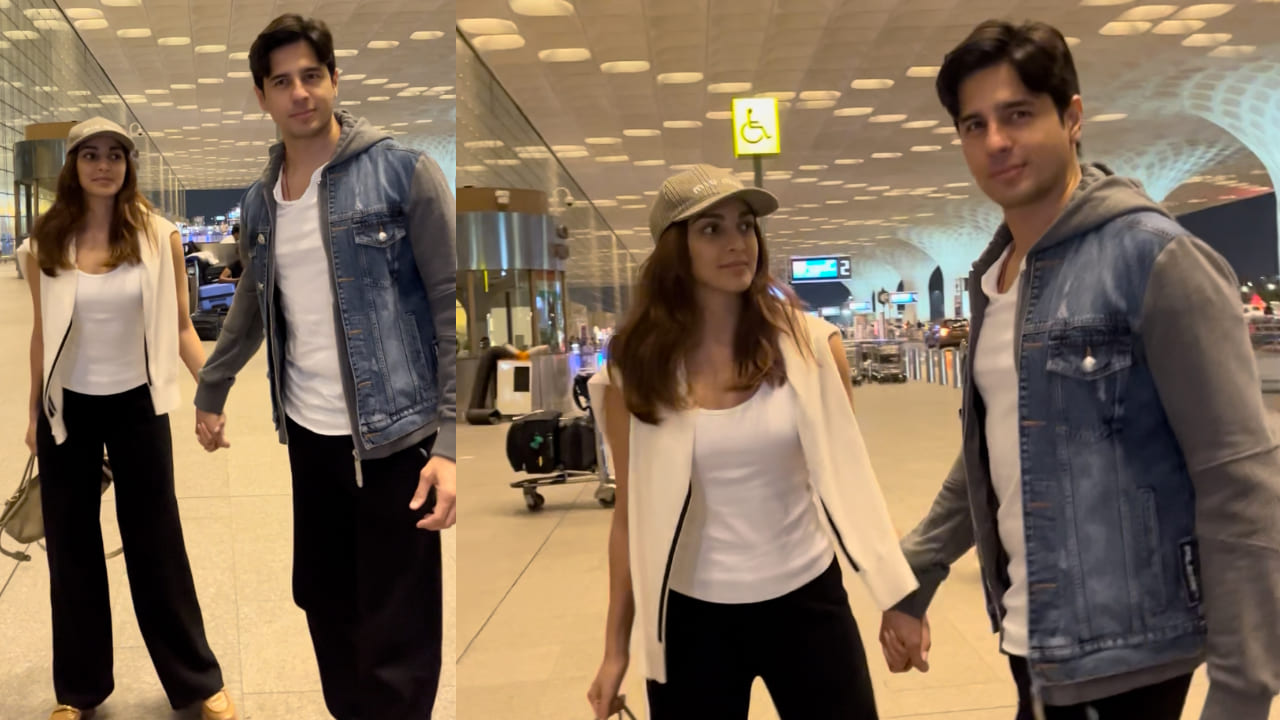 Sidharth Malhotra and Kiara Advani spotted at airport 