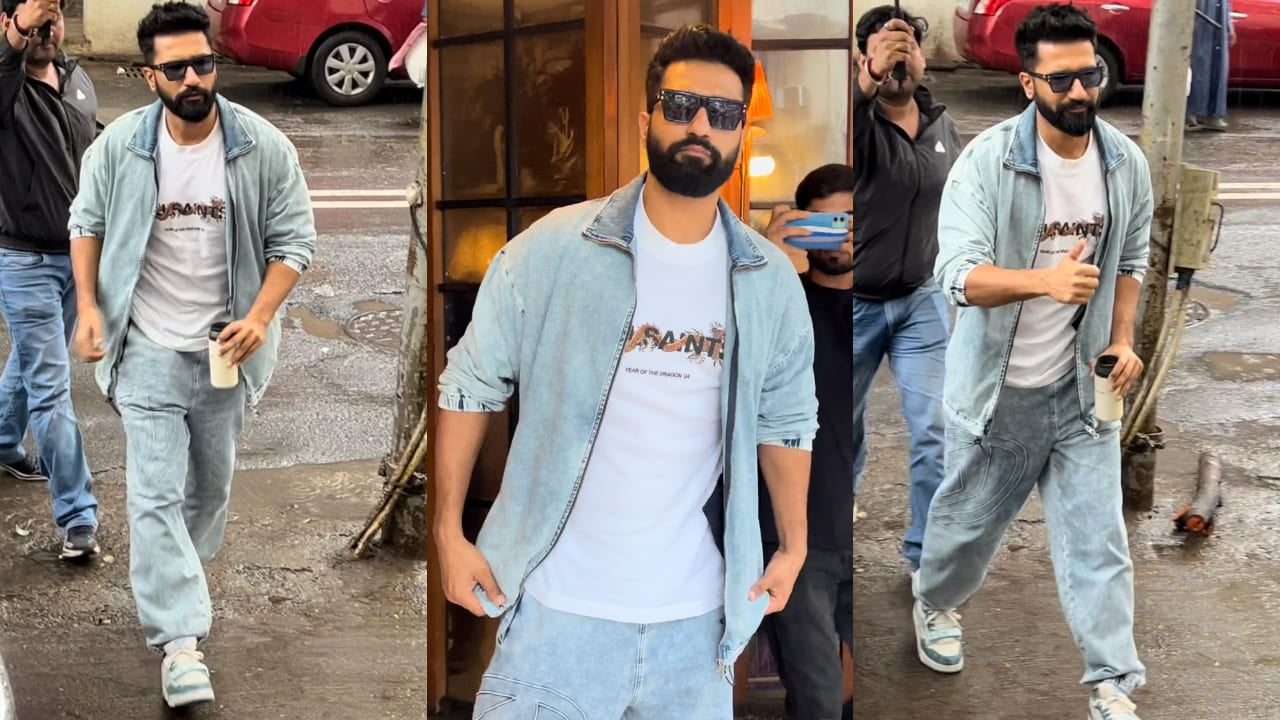 Vicky Kaushal in denim on denim look