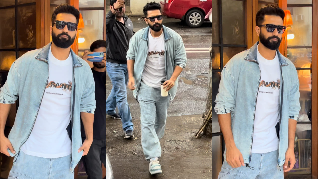 Vicky Kaushal in denim on denim look