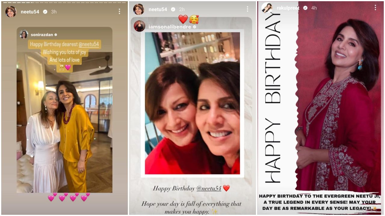 Pic Courtesy: Soni Razdan, Sonali Bendre and Rakul Preet Singh Instagram