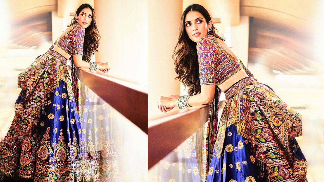 Shloka Ambani’s 3 lehenga looks (Diya Mehta Jatia Instagram)