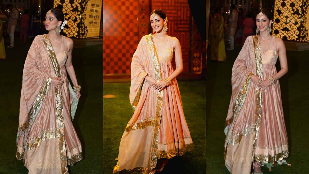 Janhvi Kapoor’s Manish Malhotra saree and Ananya Panday’s anarkali prove they got the memo right (PC: Viral Bhayani, Varinder Chawla)