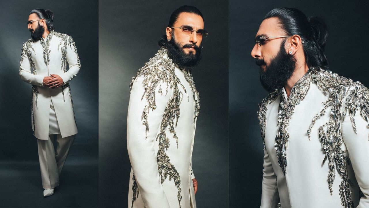 Ranveer Singh aces Gaurav Gupta Bandhgala traditional outfit for Anant-Radhika’s sangeet (PC: Ranveer Singh Instagram)