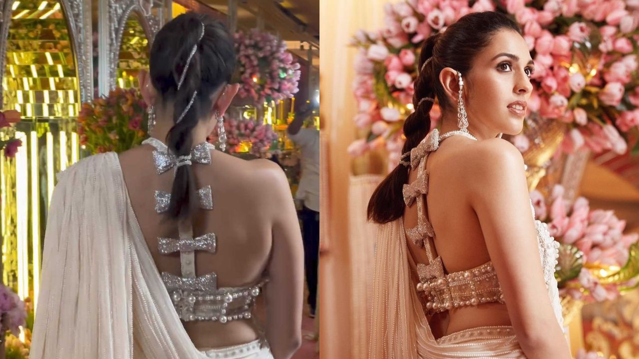 Shloka Mehta’s 2 hairstyles (PC: Rahul Jhangiani)