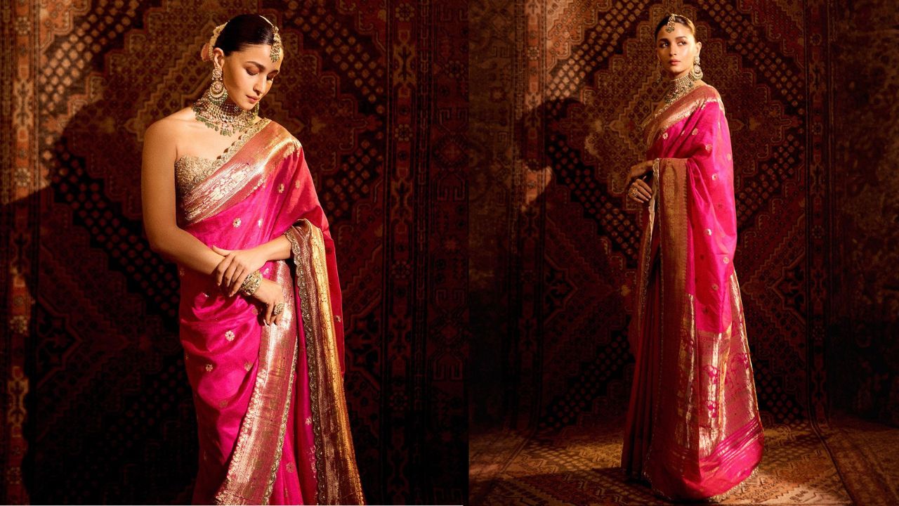 Alia Bhatt mesmerizes in a 160-year-old saree (PC:  Alia Bhatt Instagram )