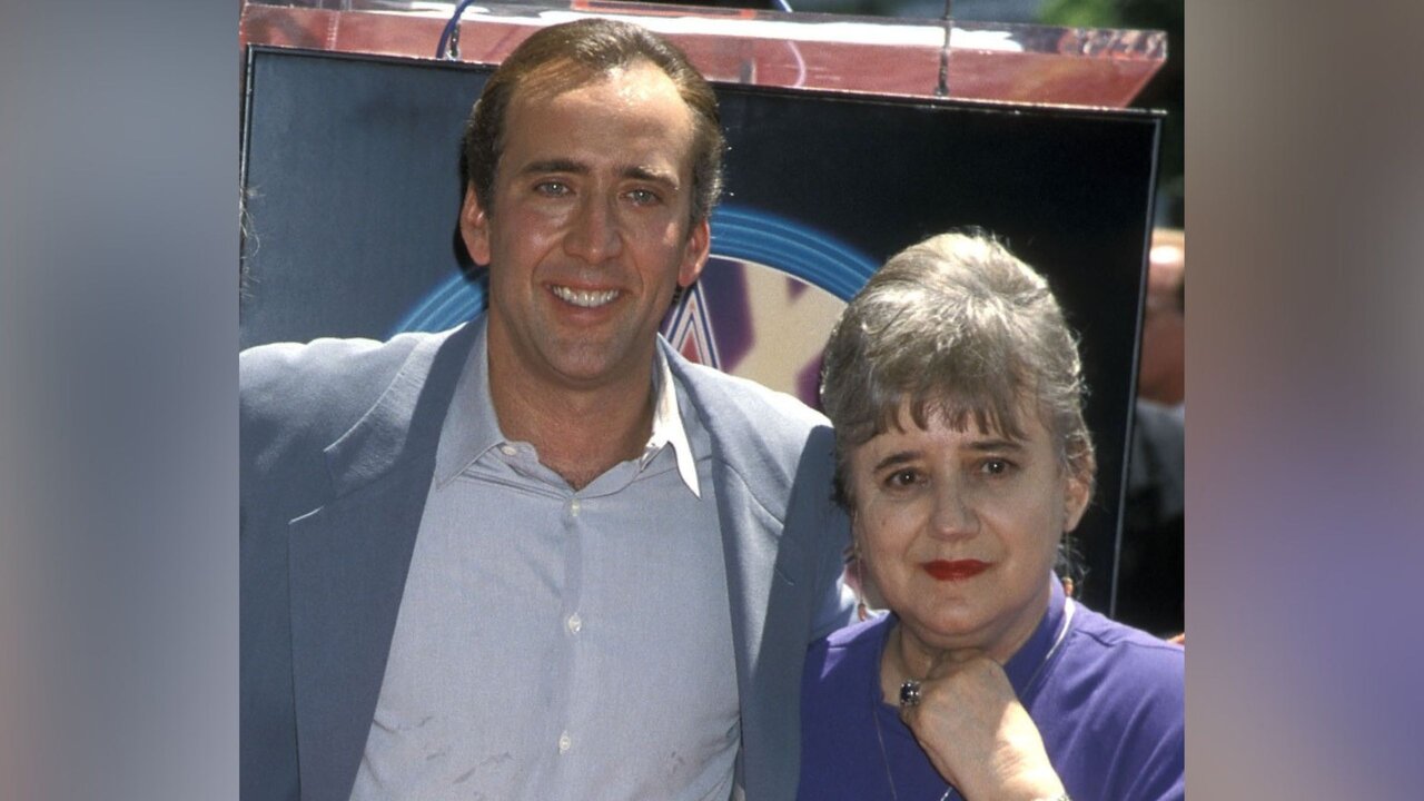 Nicolas Cage with his mom, Joy Vogelsang (PC: Getty Images) 