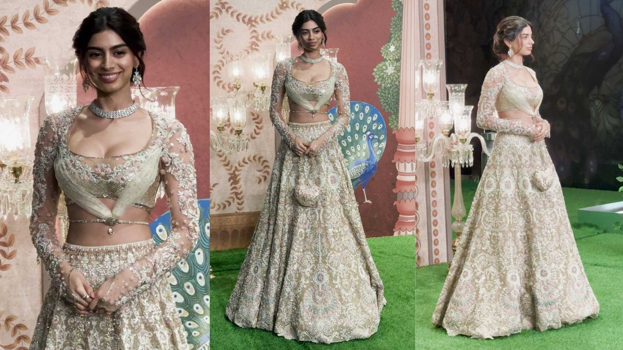 Janhvi, Khushi & Suhana serve head-turning looks (PC: Tarun Tahiliani Instagram and Viral Bhayani)