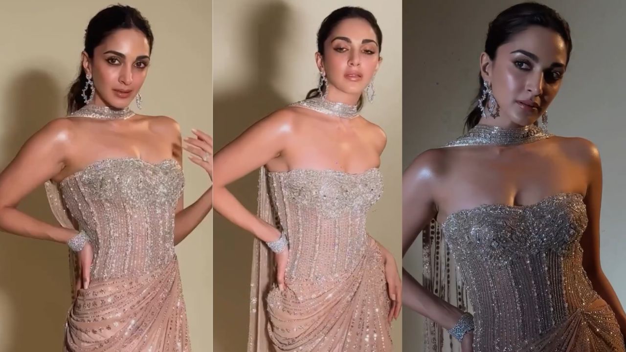 Kiara Advani serves glitz & glam in Faraz Manan couture (PC: Kiara Advani Instagram)