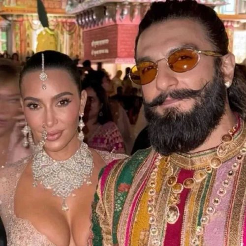 Kim Kardashian and Ranveer Singh