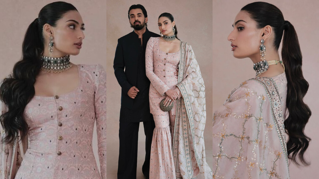 KL Rahul and Athiya Shetty's charm in elegant outfits (PC: Pinkvilla)