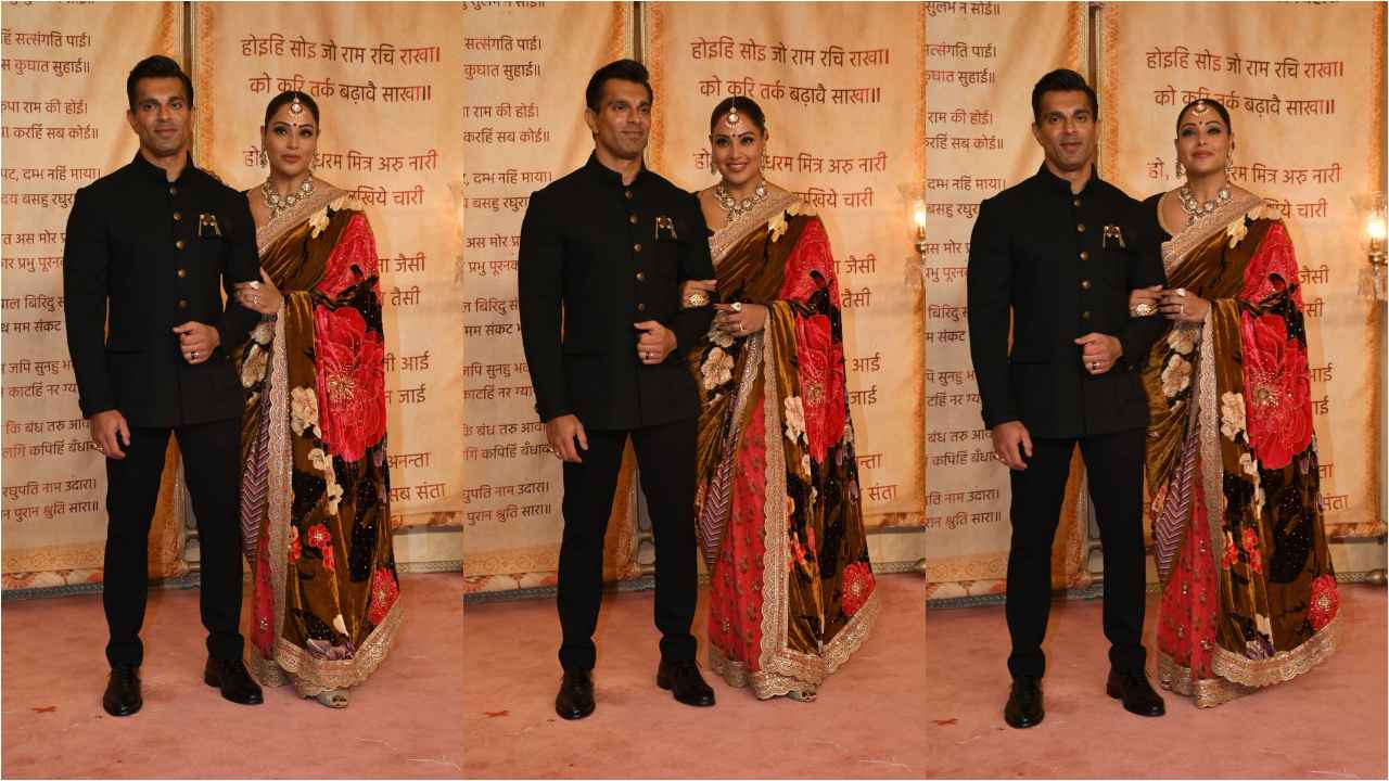 Anant Ambani-Radhika Merchant wedding reception: Bipasha Basu and Patralekhaa radiate elegance in classy sarees (PC: Viral Bhayani)