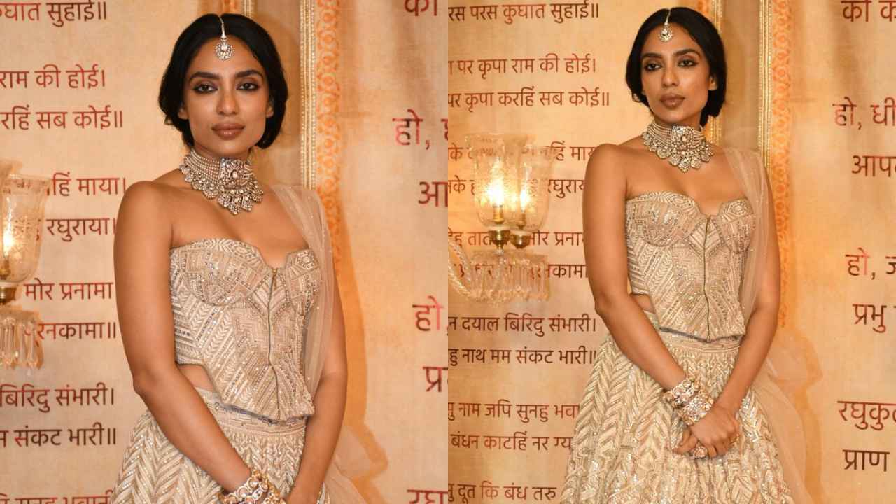 Anant Ambani-Radhika Merchant Mangal Utsav: Aditi Rao Hydari, Sobhita Dhulipala glow in statement-worthy gold lehengas (PC: Viral Bhayani)