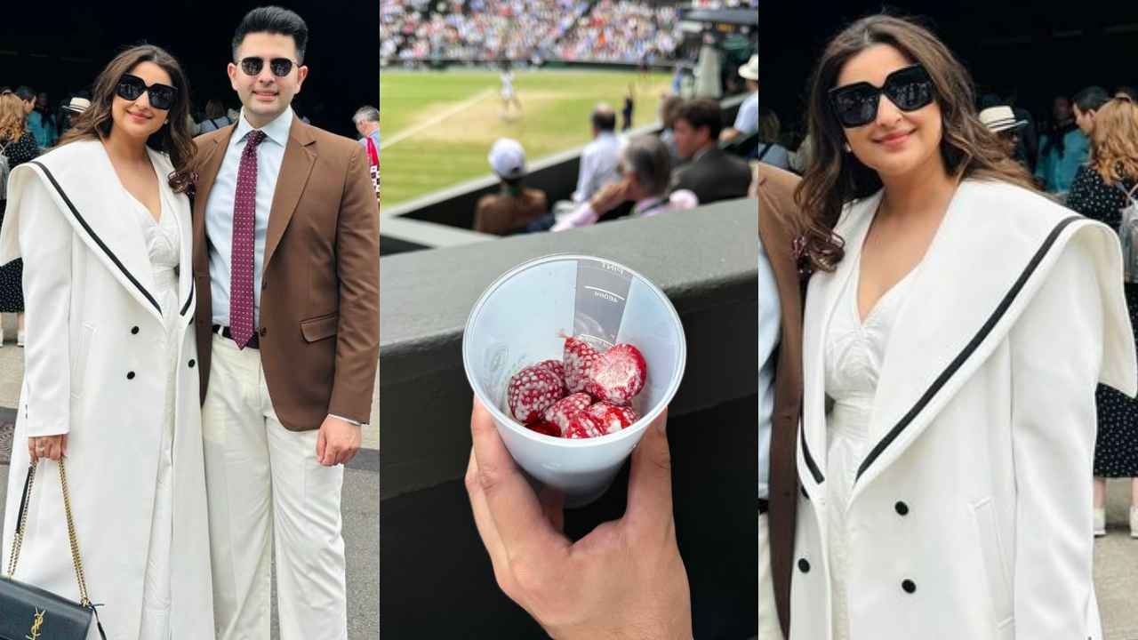 Parineeti Chopra SERVES a boss lady look in white dress, trench coat and classy YSL bag for Wimbledon final (PC: Parineeti Chopra Instagram)