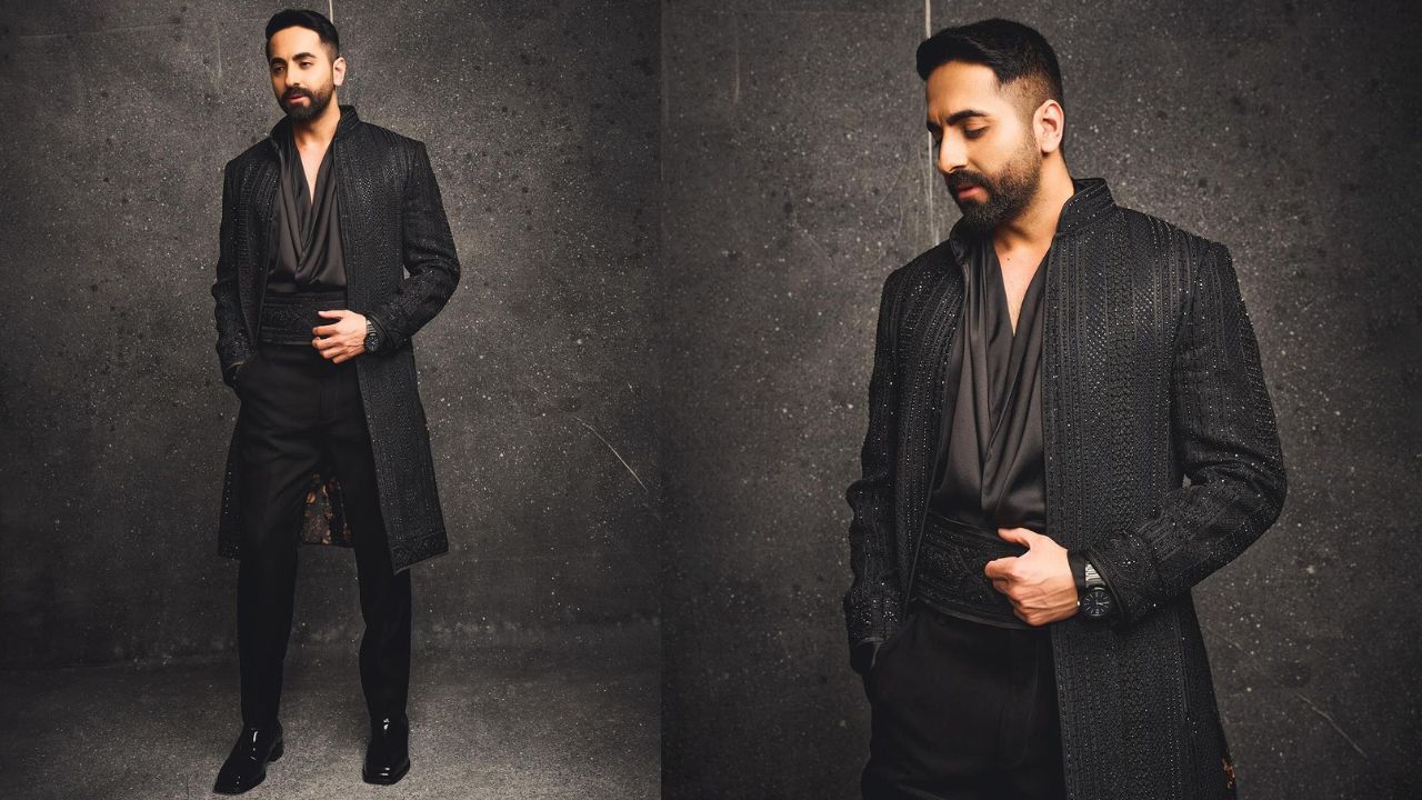 Ayushmann, Arjun, & Vijay shine in sleek black avatars (Credit: Celeb Instagram)