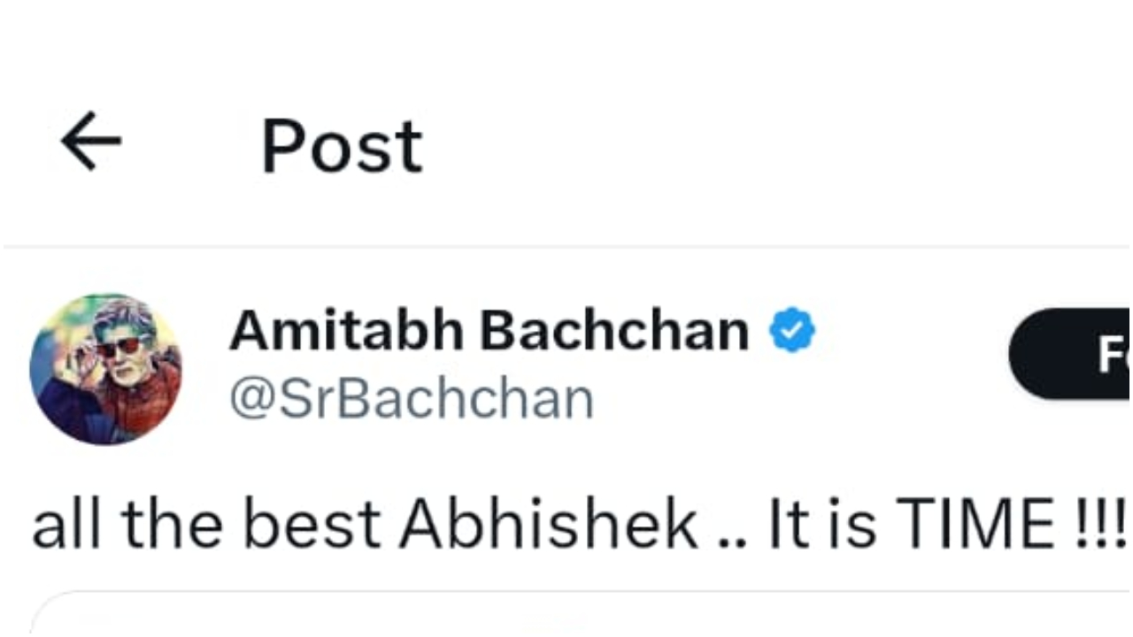 Pic Courtesy: Amitabh Bachchan X