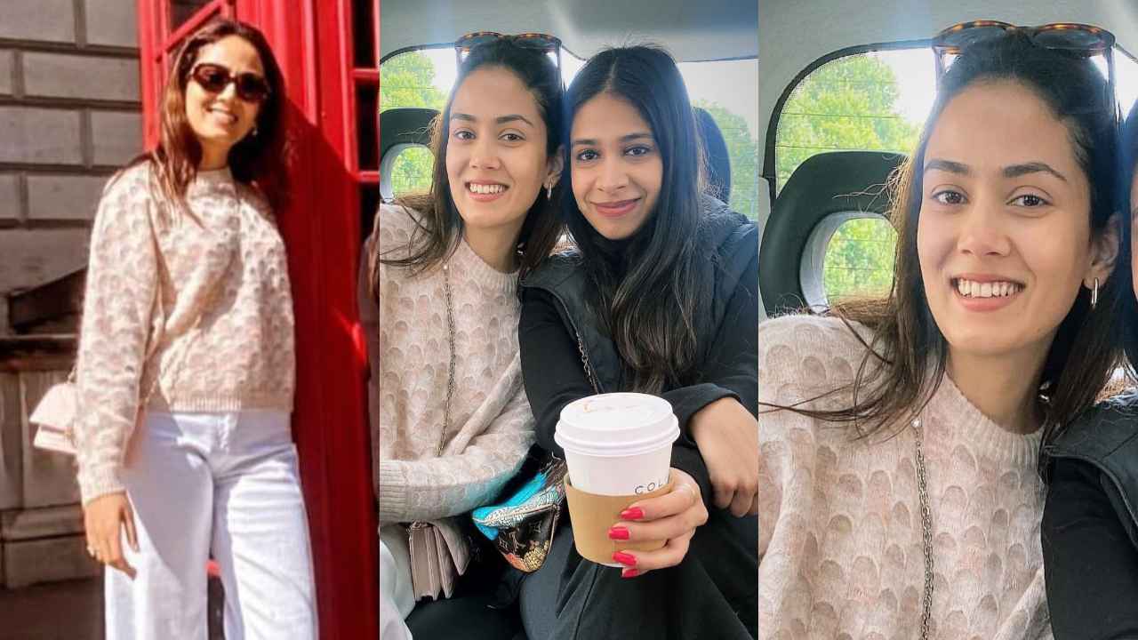 Mira Rajput answers London’s call in ultimate vacation look with stylish sweater, comfy pants, and sneakers (PC: Mira Rajput Instagram)